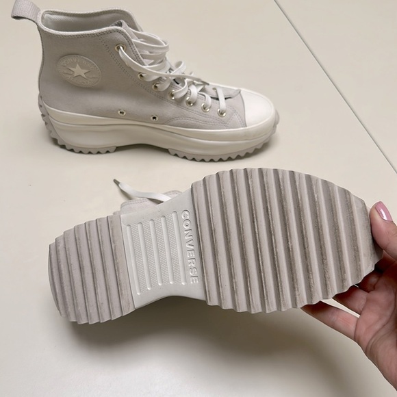 🔥 CONVERSE Run Star Hike Platform Earthy Neutrals SIZE 10 - Picture 13 of 14